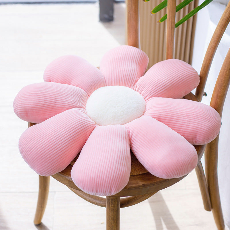 Daisy Delight Decorative Cushion - Perfect for Floor, Chair, Office or Couch