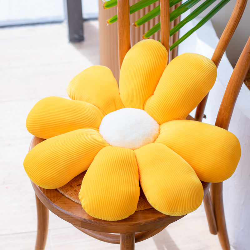 Daisy Delight Decorative Cushion - Perfect for Floor, Chair, Office or Couch