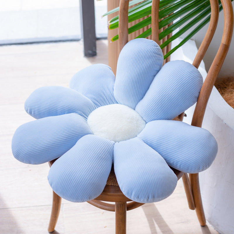 Daisy Delight Decorative Cushion - Perfect for Floor, Chair, Office or Couch