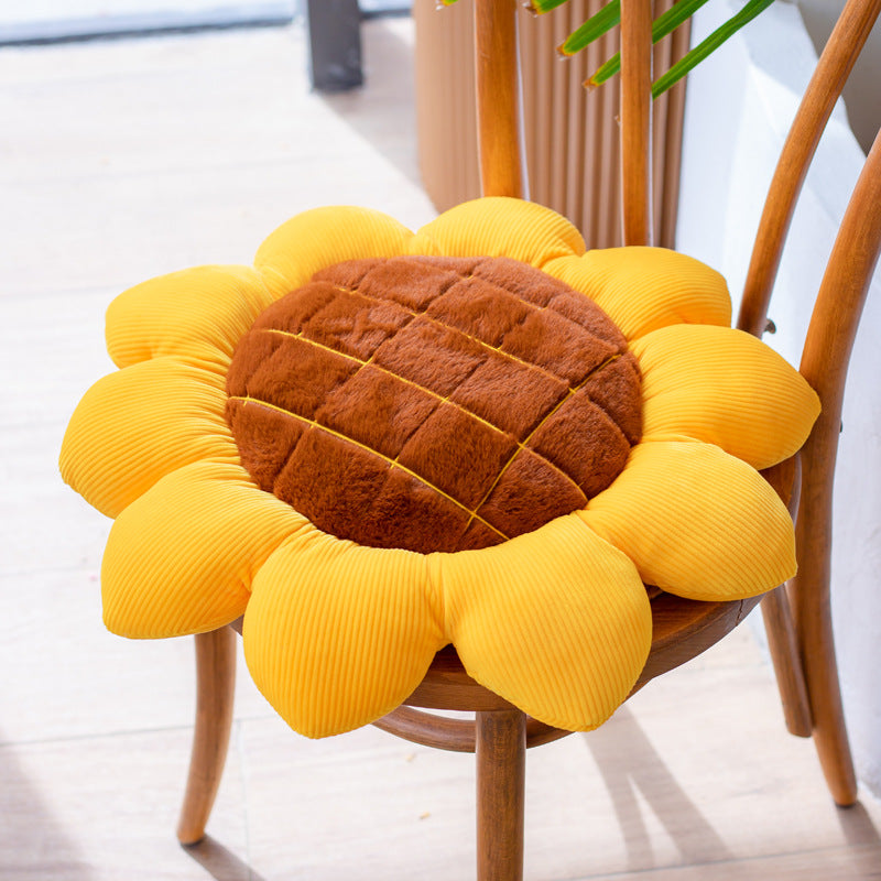 Daisy Delight Decorative Cushion - Perfect for Floor, Chair, Office or Couch