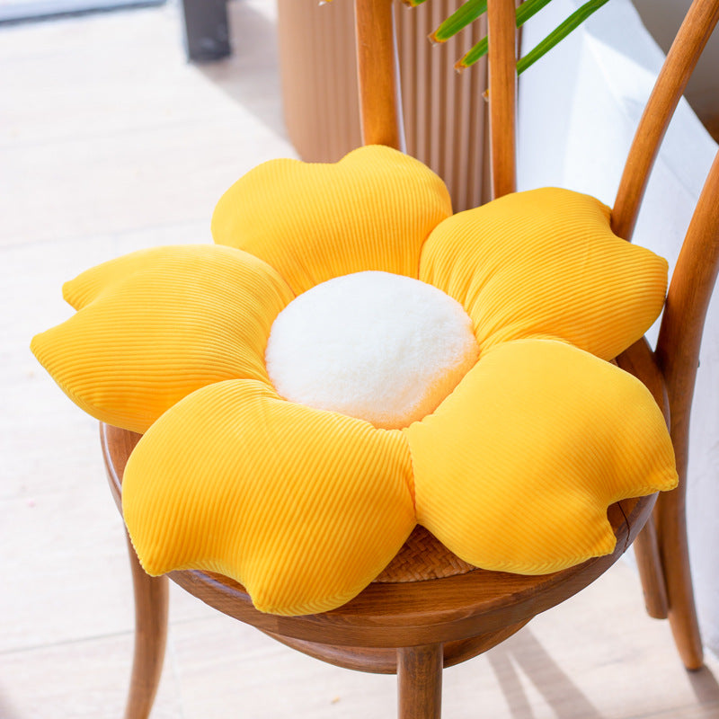 Daisy Delight Decorative Cushion - Perfect for Floor, Chair, Office or Couch